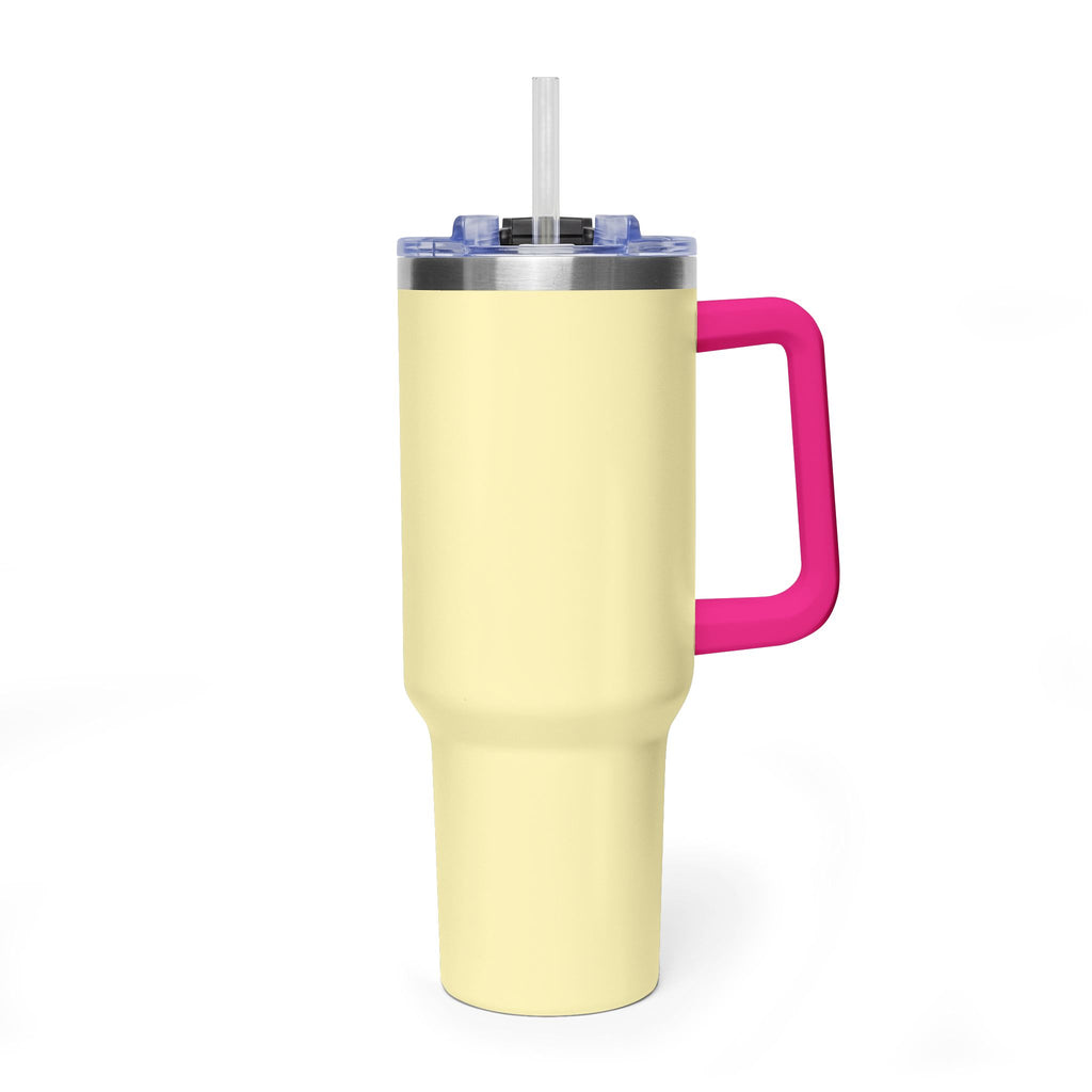 Vacuum Thermal Tumbler, 40oz with sip society script