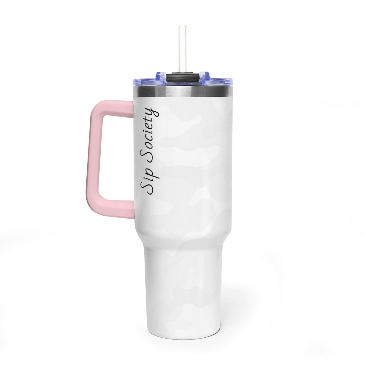 Vacuum Thermal Tumbler, 40oz with Sip Society script