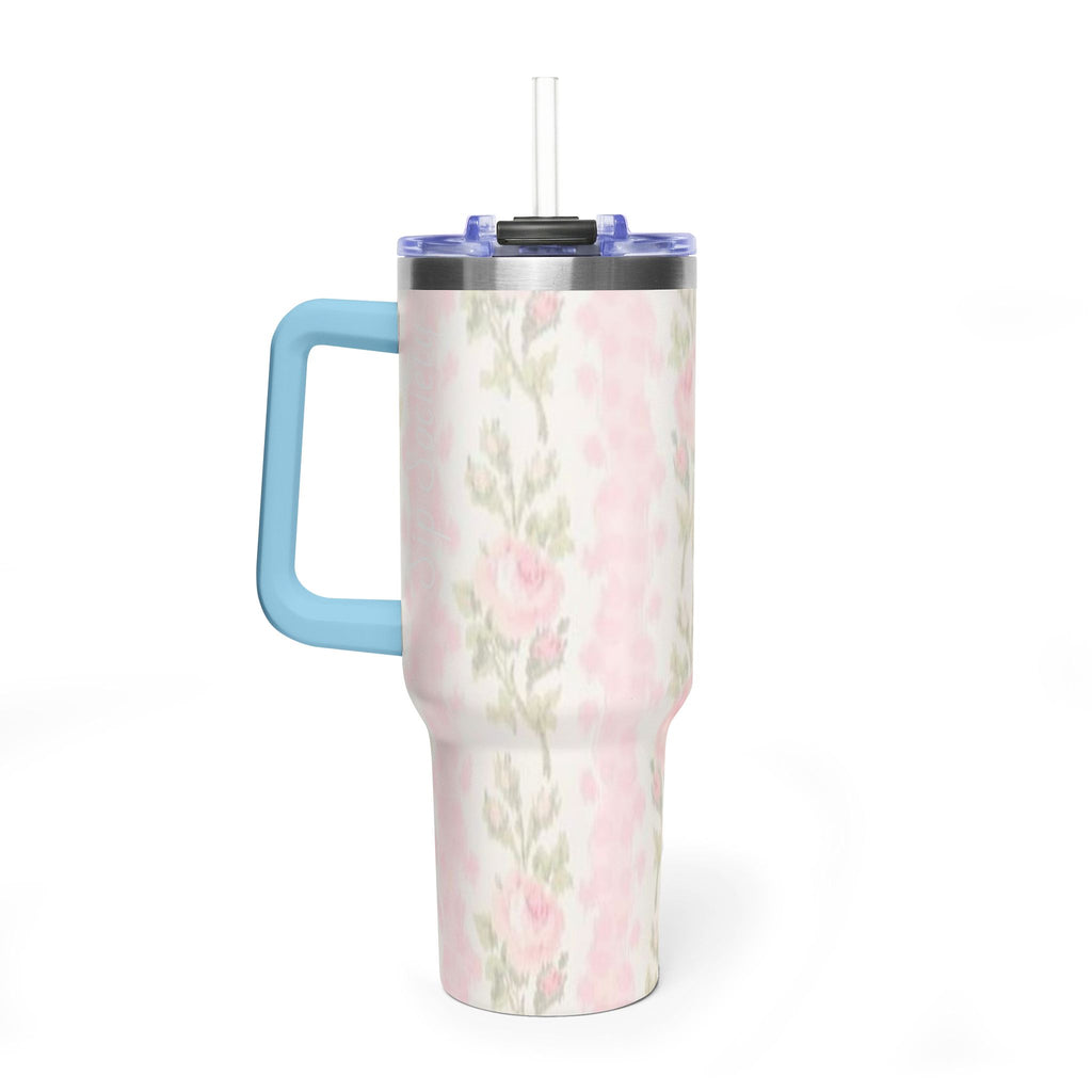 Vacuum Thermal Tumbler, 40oz with Sip Society script